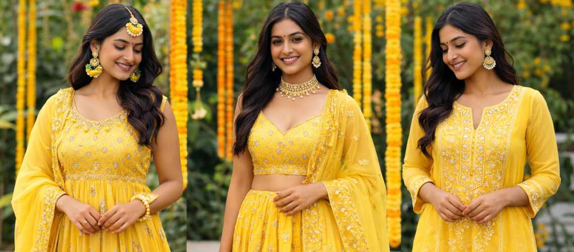 Simple Haldi Outfit Ideas for Women