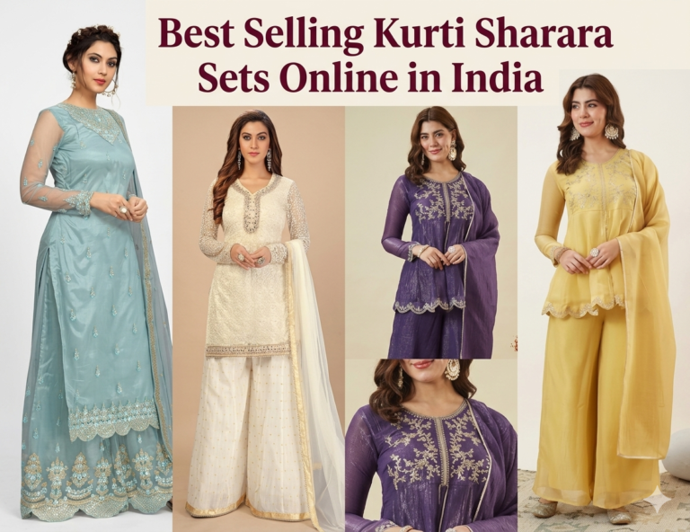 Best Selling Kurti Sharara Sets Online in India