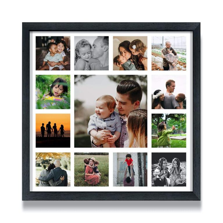 Customize Personalised Photo Collage Frames for Wall Decor as mother's day